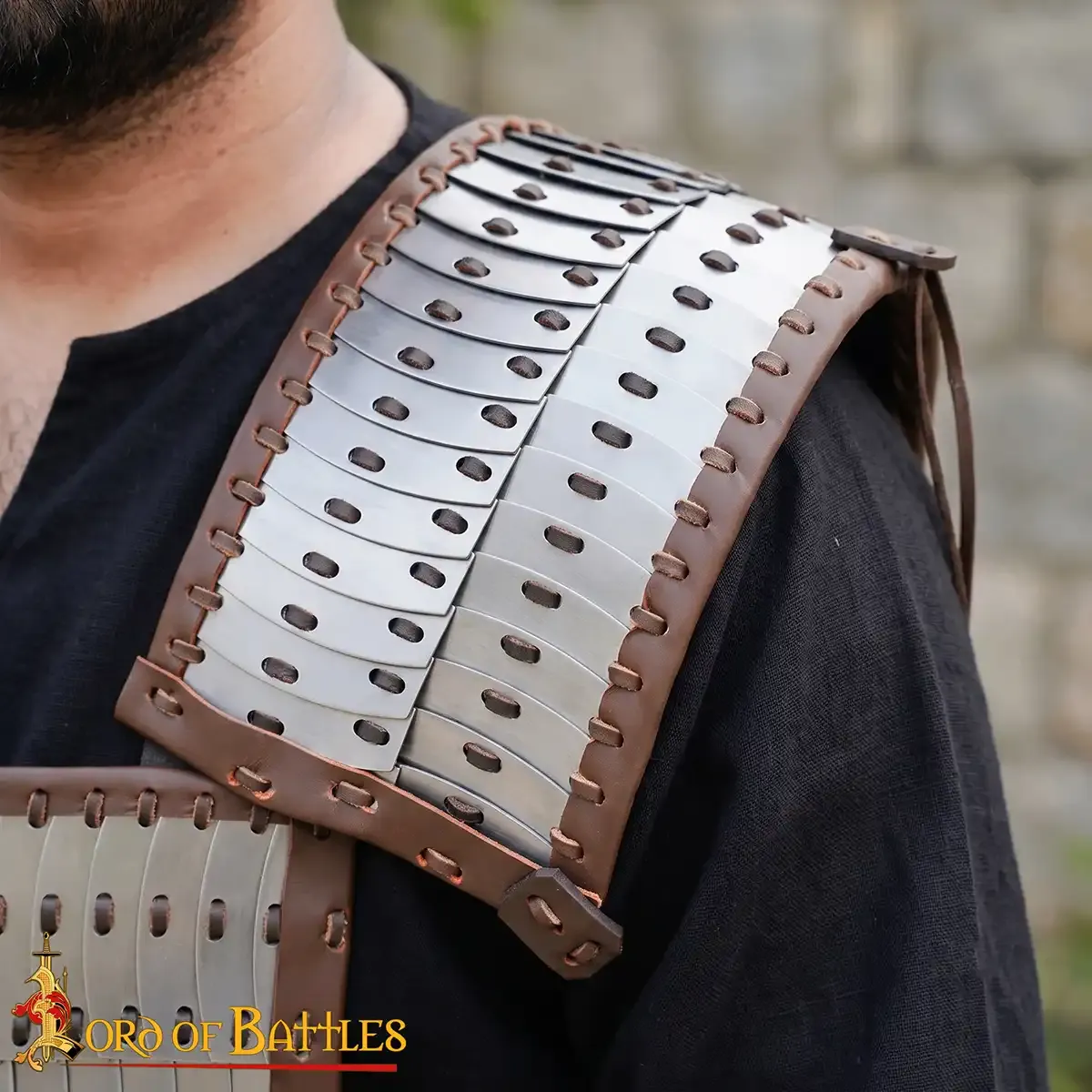 Medieworld Steel Lamellar Armor 20 Gauge armatura acciaio