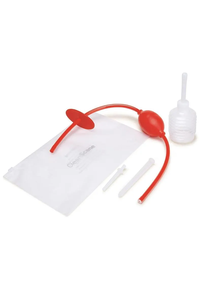 AquaClean Higginson Set doccia anale 5 pezzi rosso