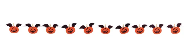 Rubies Bat-Zucca ghirlanda taglia unica EVA Halloween