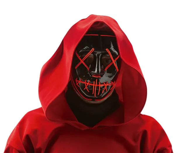 Rubies Maschera Maniaco con Luce Adulto OS