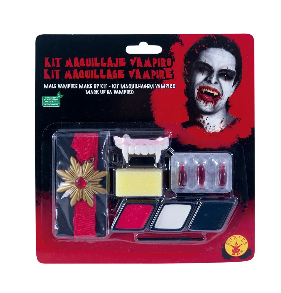 Rubies Kit trucco vampiro accessorio OS viso Halloween