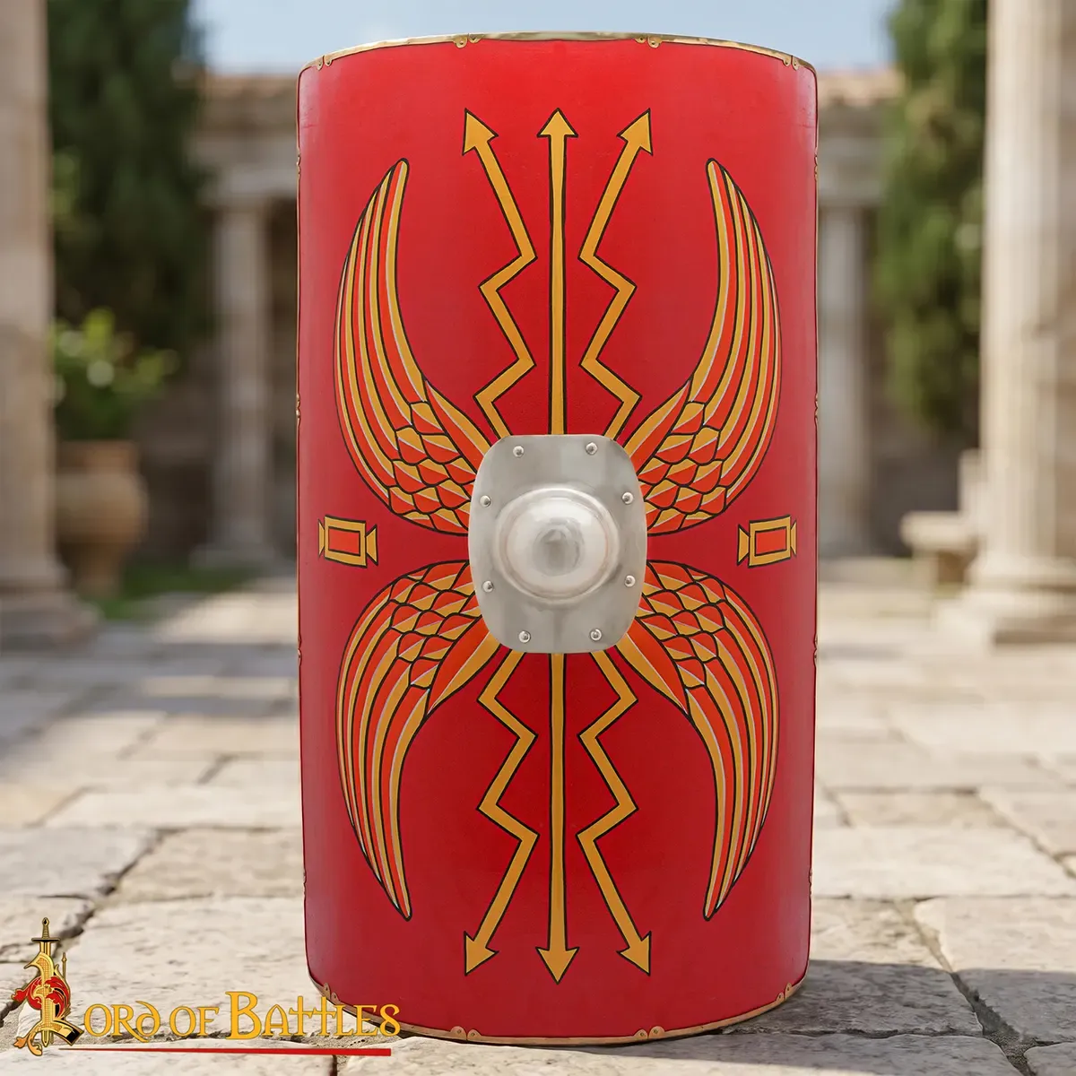 Medieworld Roman Shield Scudo scutum legno