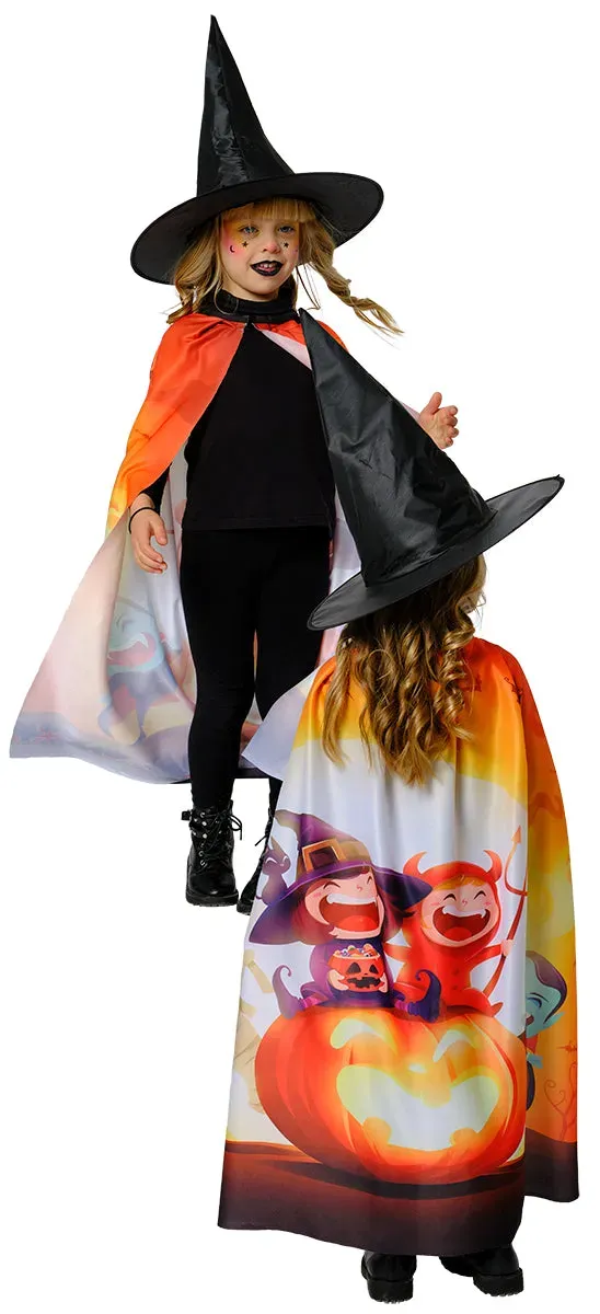Rubies Strega & Friends set cappa e cappello taglia unica