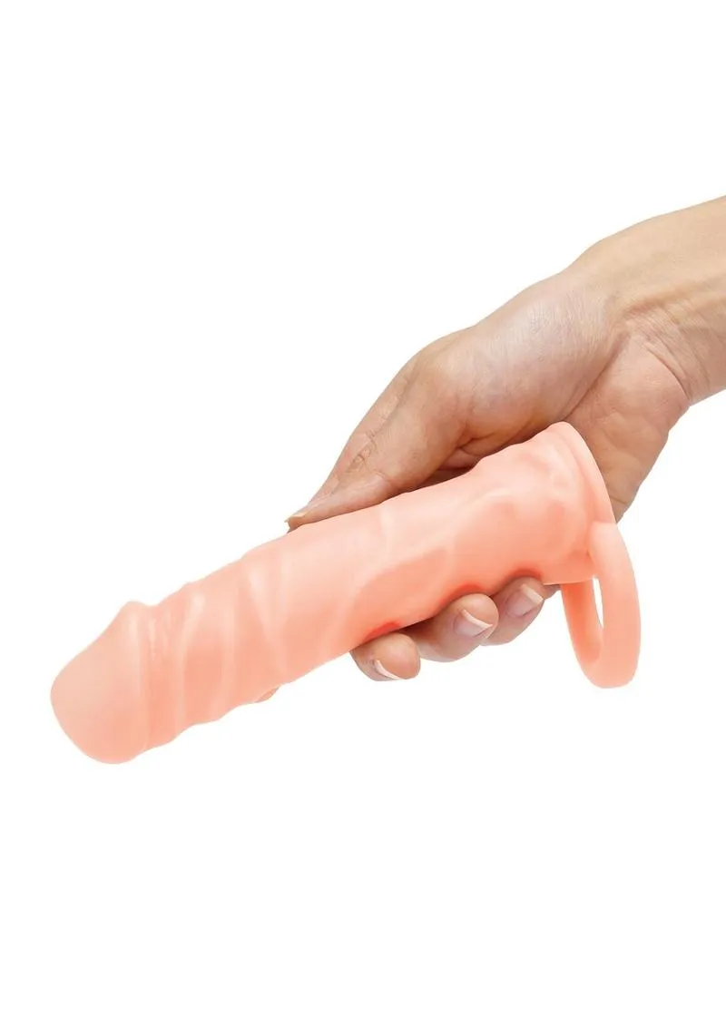 Size Up Extender Vanilla guaina realistica 1 pollice anelli