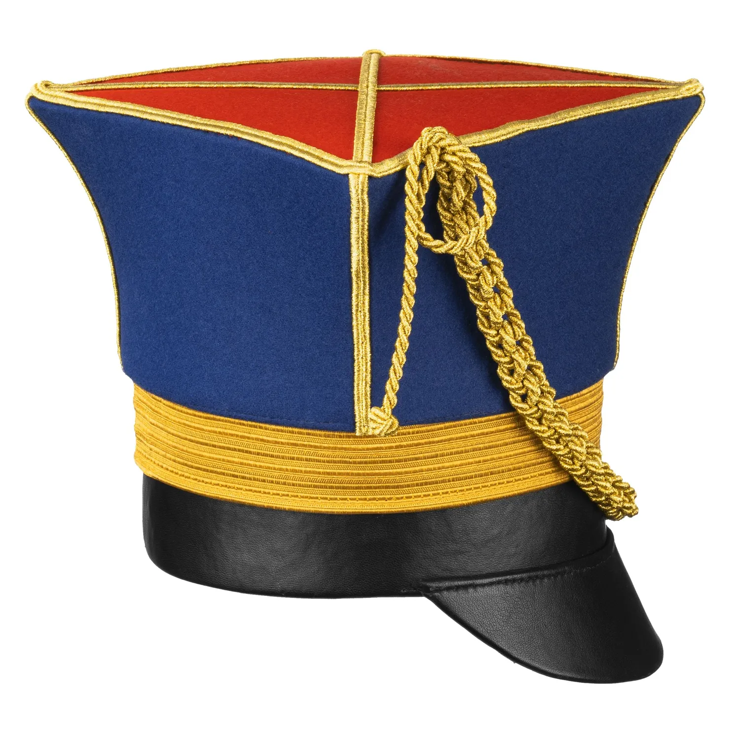 Altenburg Shako rosso blu cappello militare