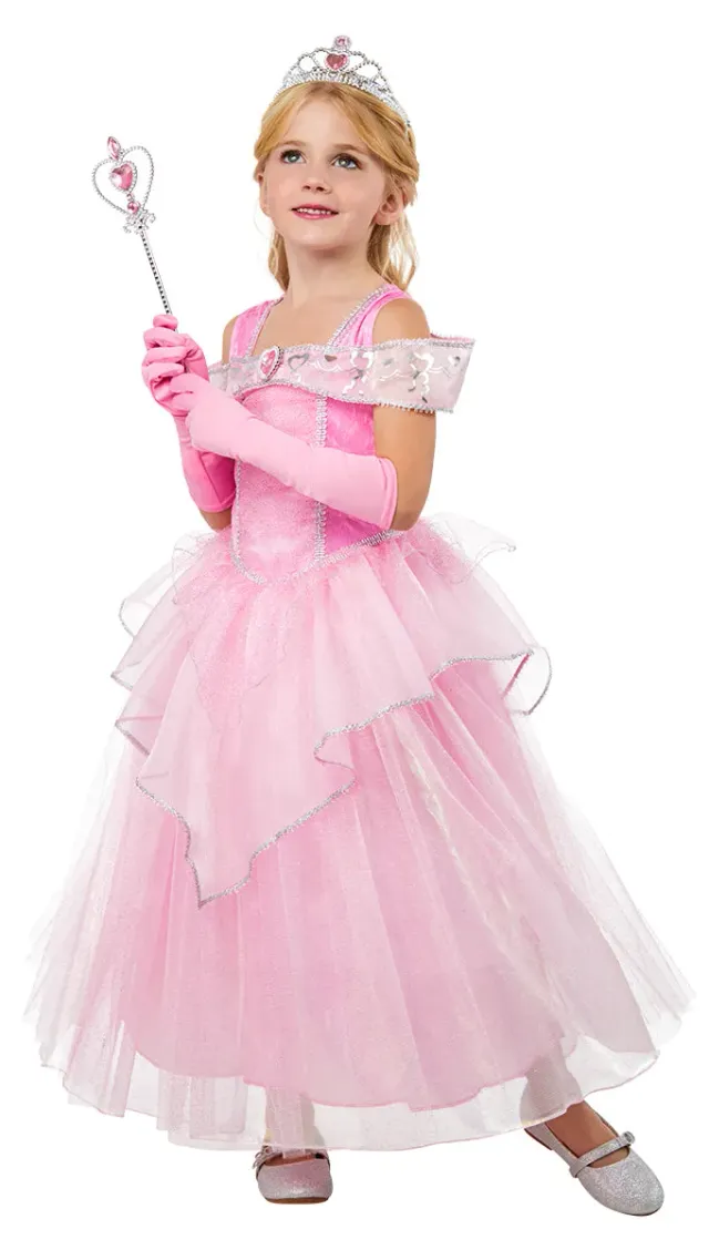 Rubies Pink Princess costume bambina rosa taglie S M L