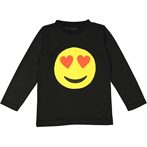 Dress Up America Emoji maglietta occhiali da sole nera XL