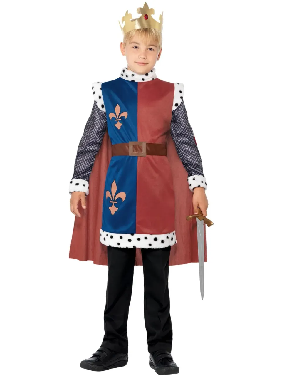 Rubies Re Arturo Inf costume bambino medievale taglie S M L