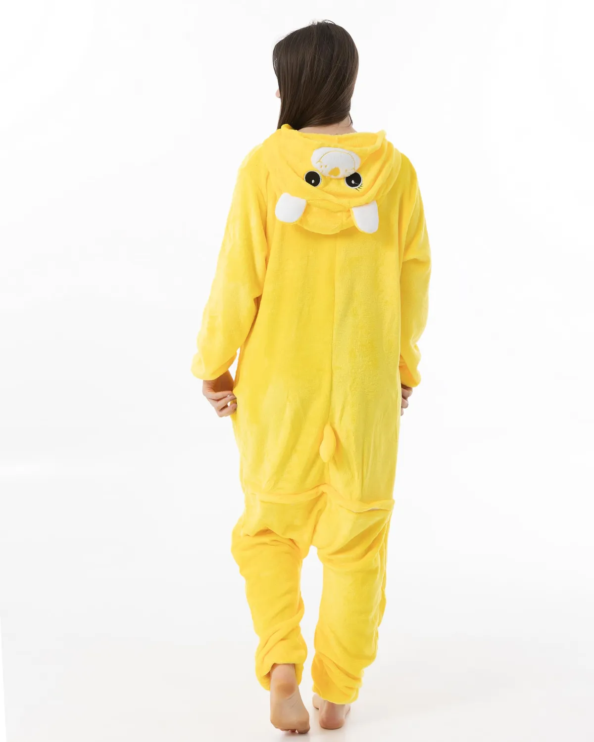 Katara 1744 pigiama tuta kigurumi giallo con cappuccio