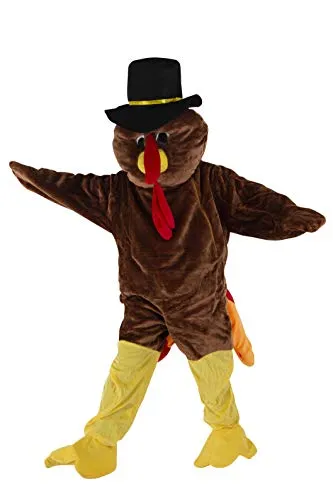 Dress Up America Costume Tacchino Adulti peluche taglia unica