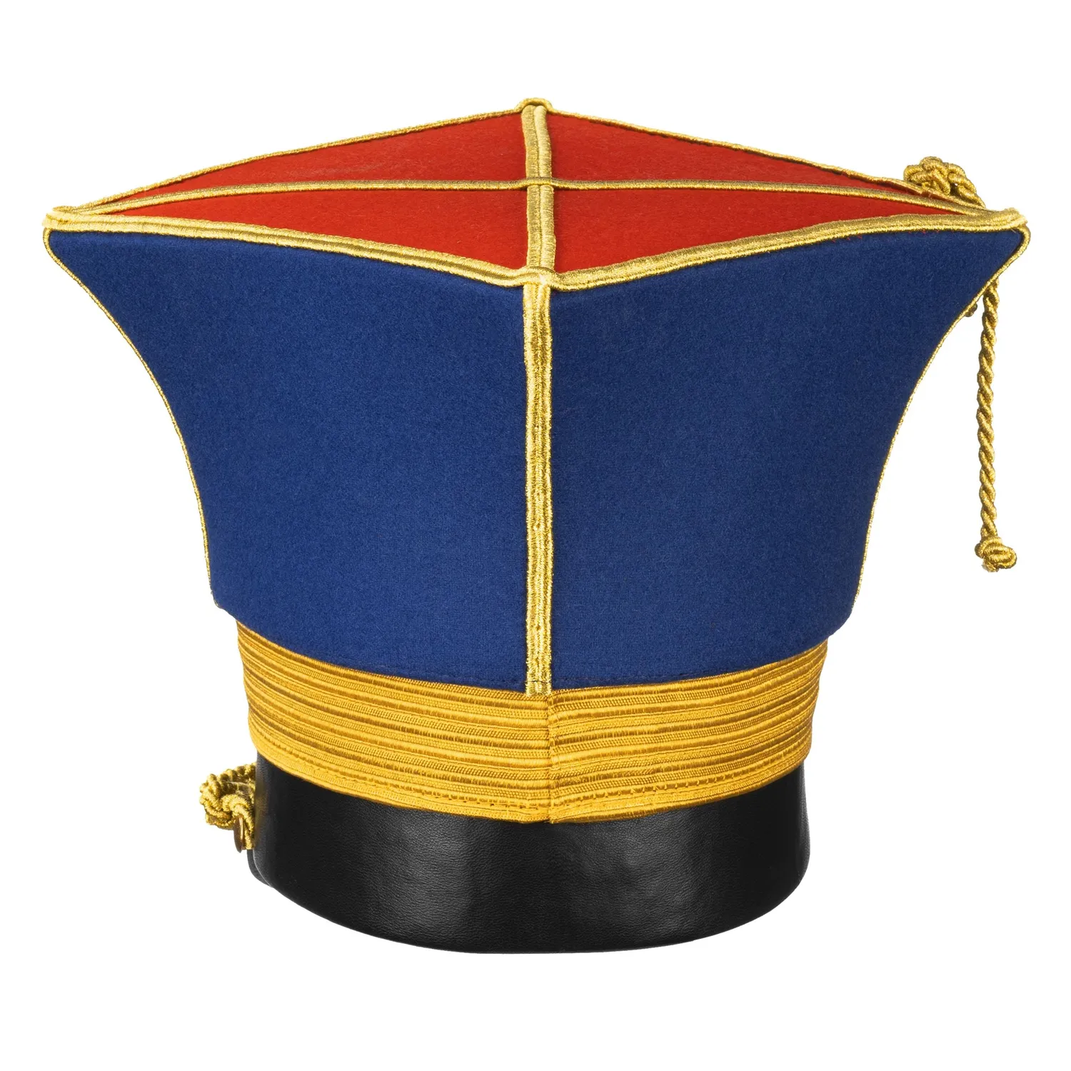 Altenburg Shako rosso blu cappello militare