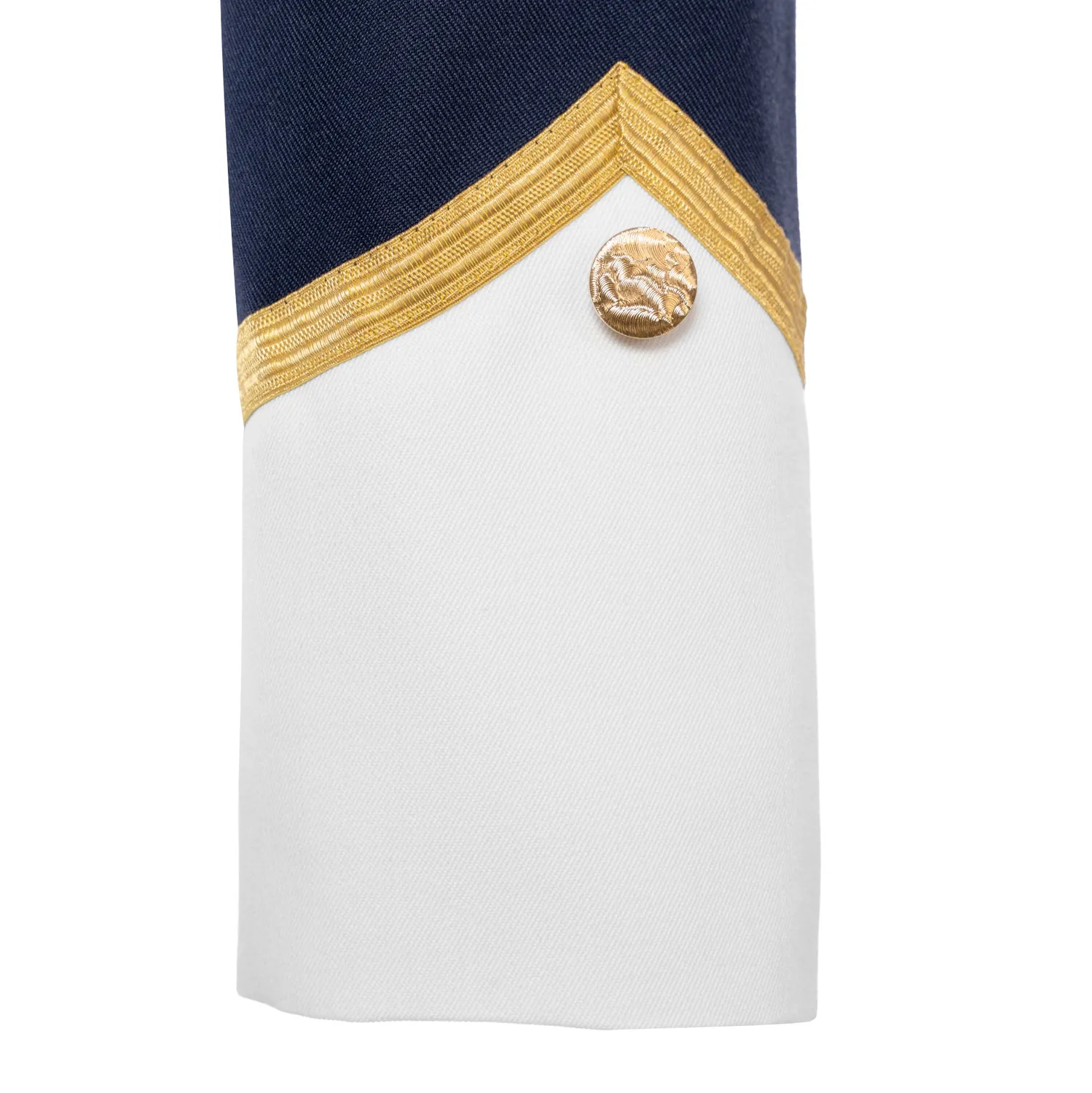 Altenburg frac guardia blu pettorina bianca bottoni oro 52