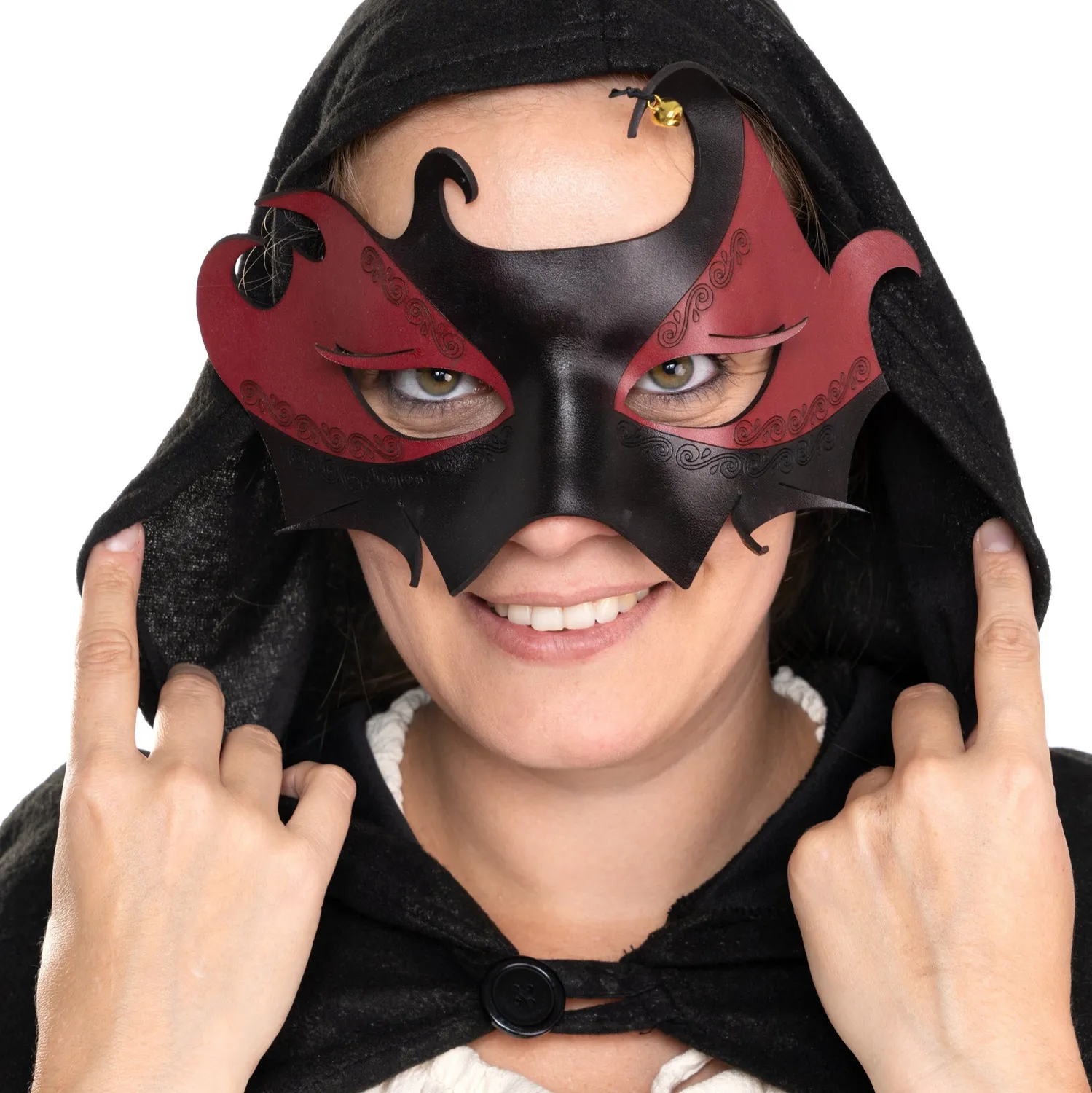 Altenburg Colombina Drago maschera veneziana pelle