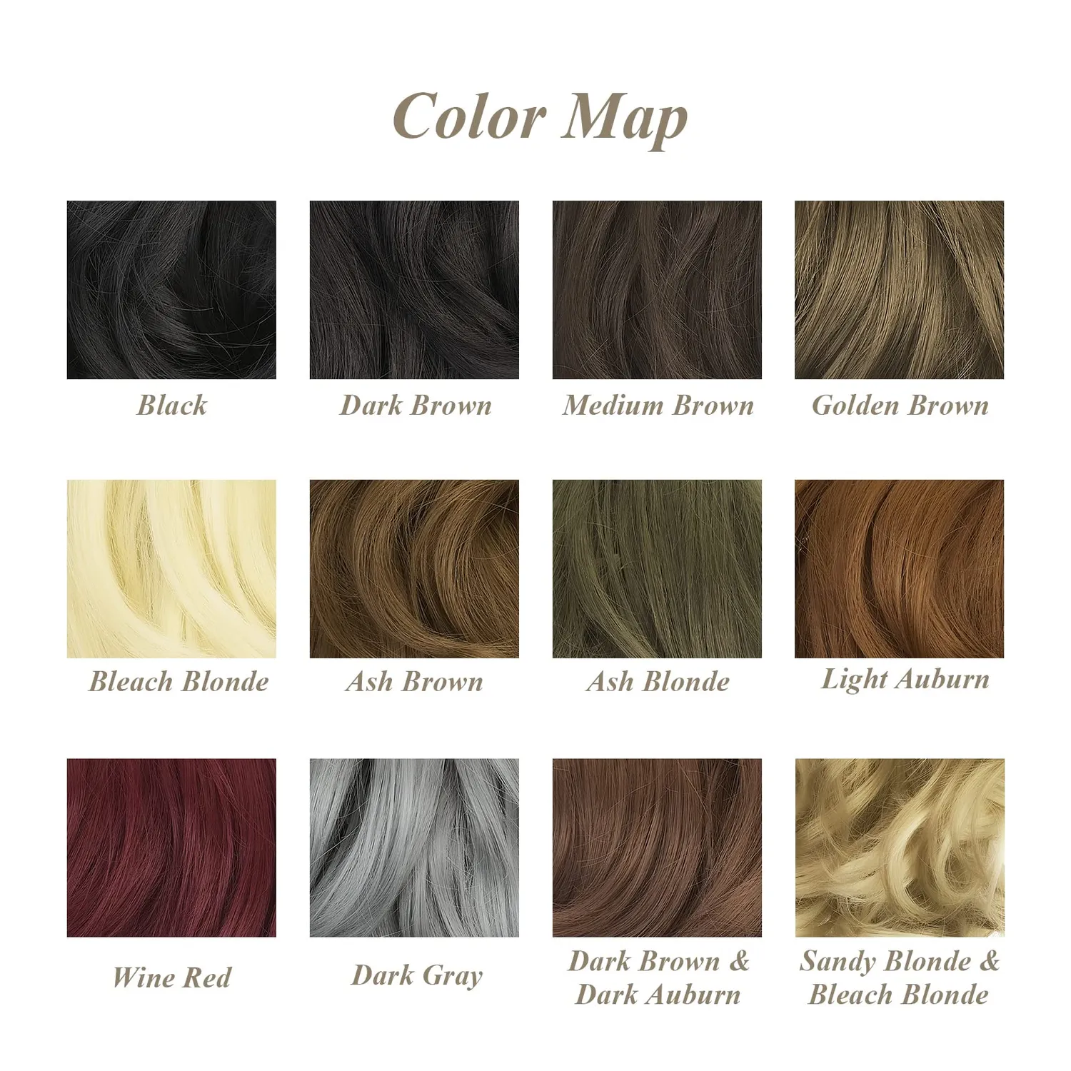 Gairyan Extension Coda 30cm Marrone Chiaro posticcia clip