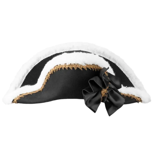 Altenburg Bicorno Federico il Grande cappello nero decorato