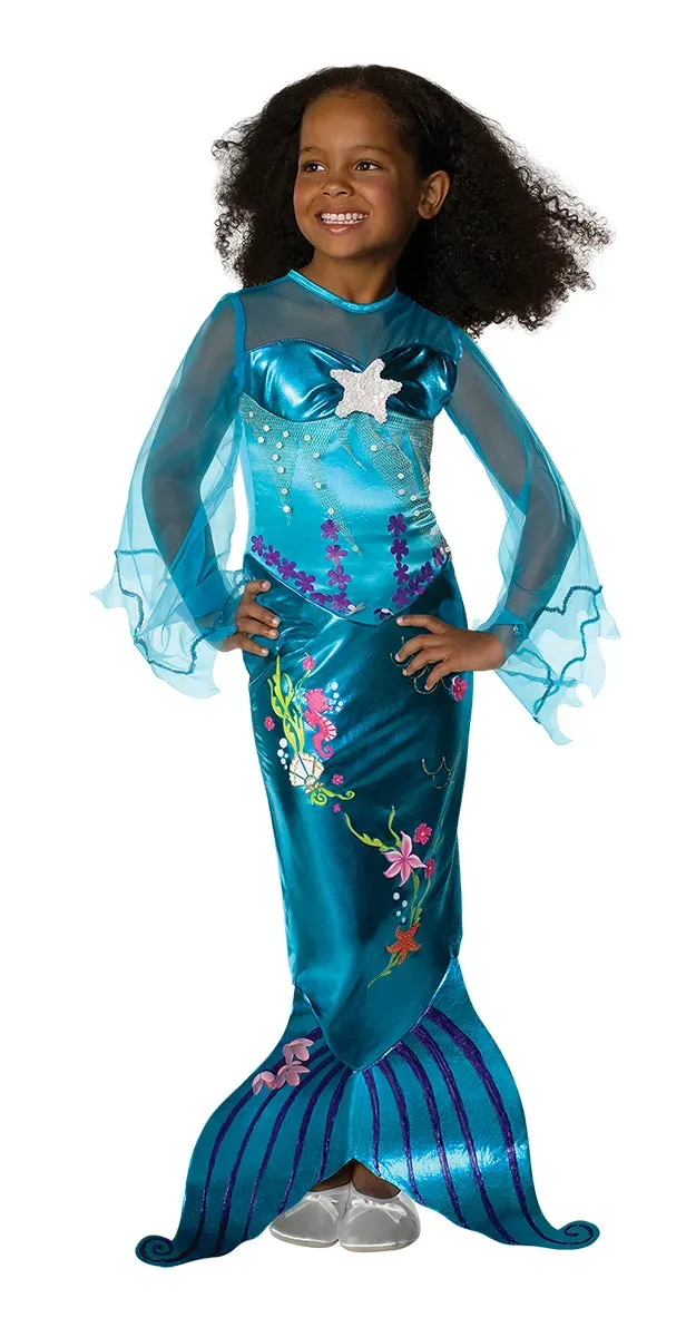 Rubies Sirenetta Blu Magico costume bimba taglia S