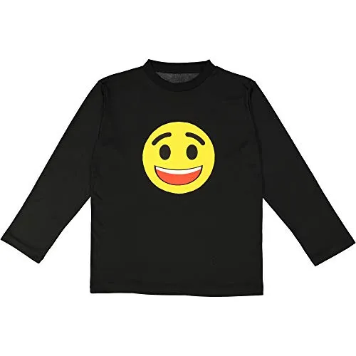 Dress Up America Emoji maglietta sorriso nera XL viso felice