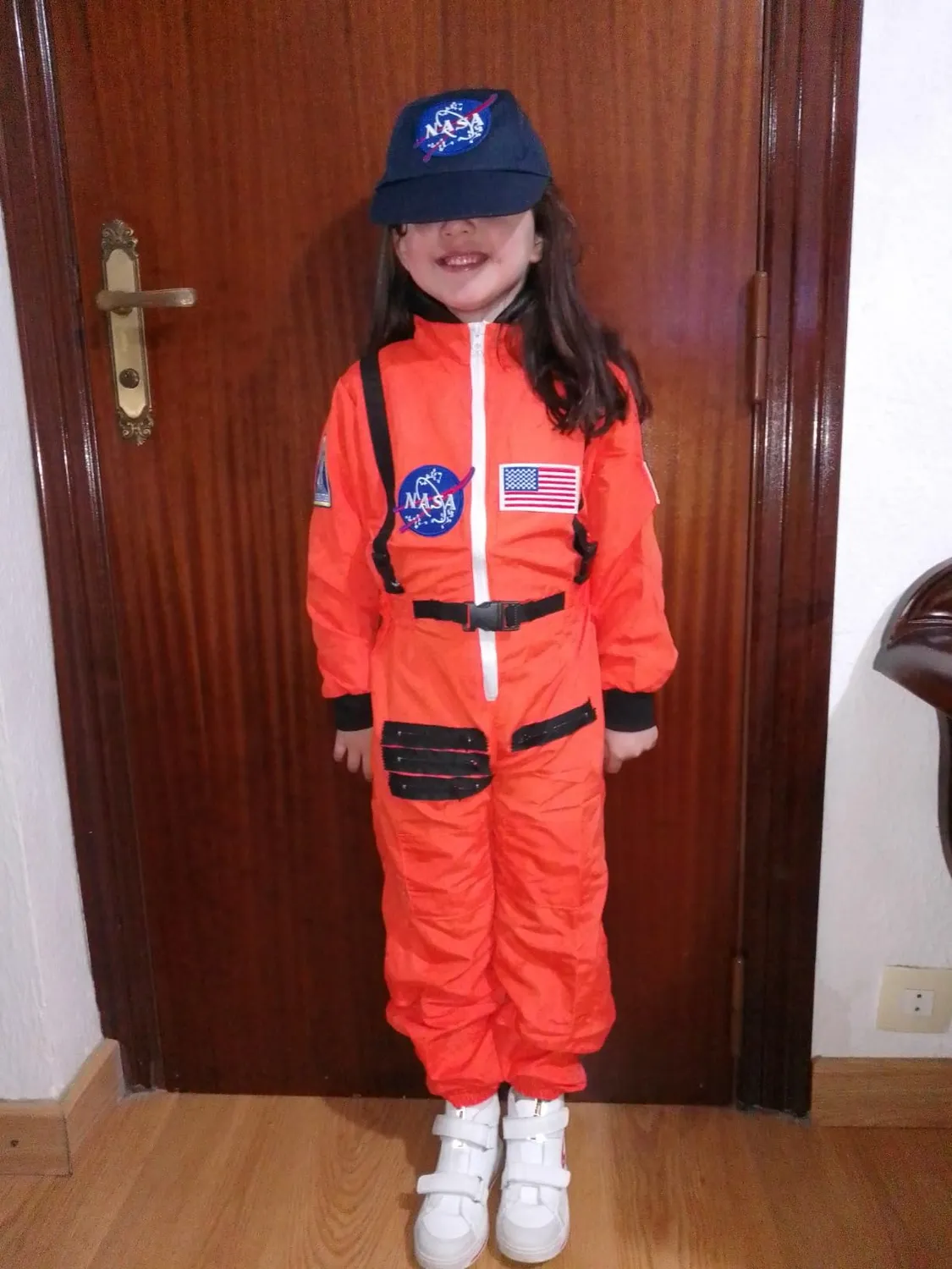 Dress Up America Costume Astronauta NASA Bambini arancione unica