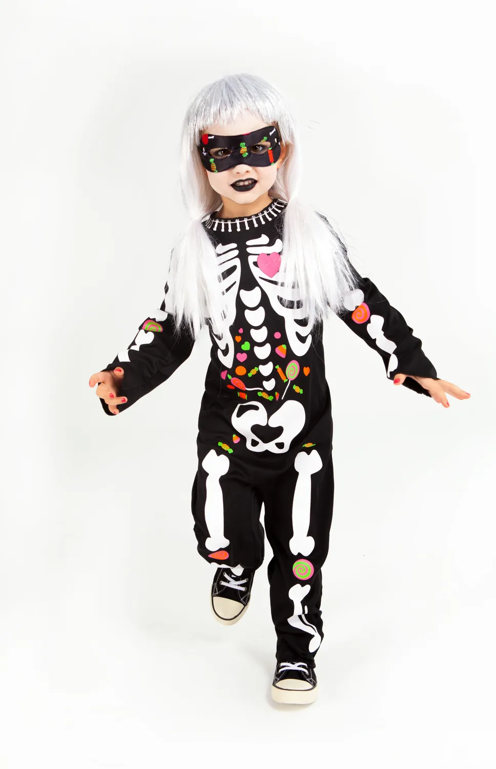 Rubies Candy costume scheletro bambino con maschera