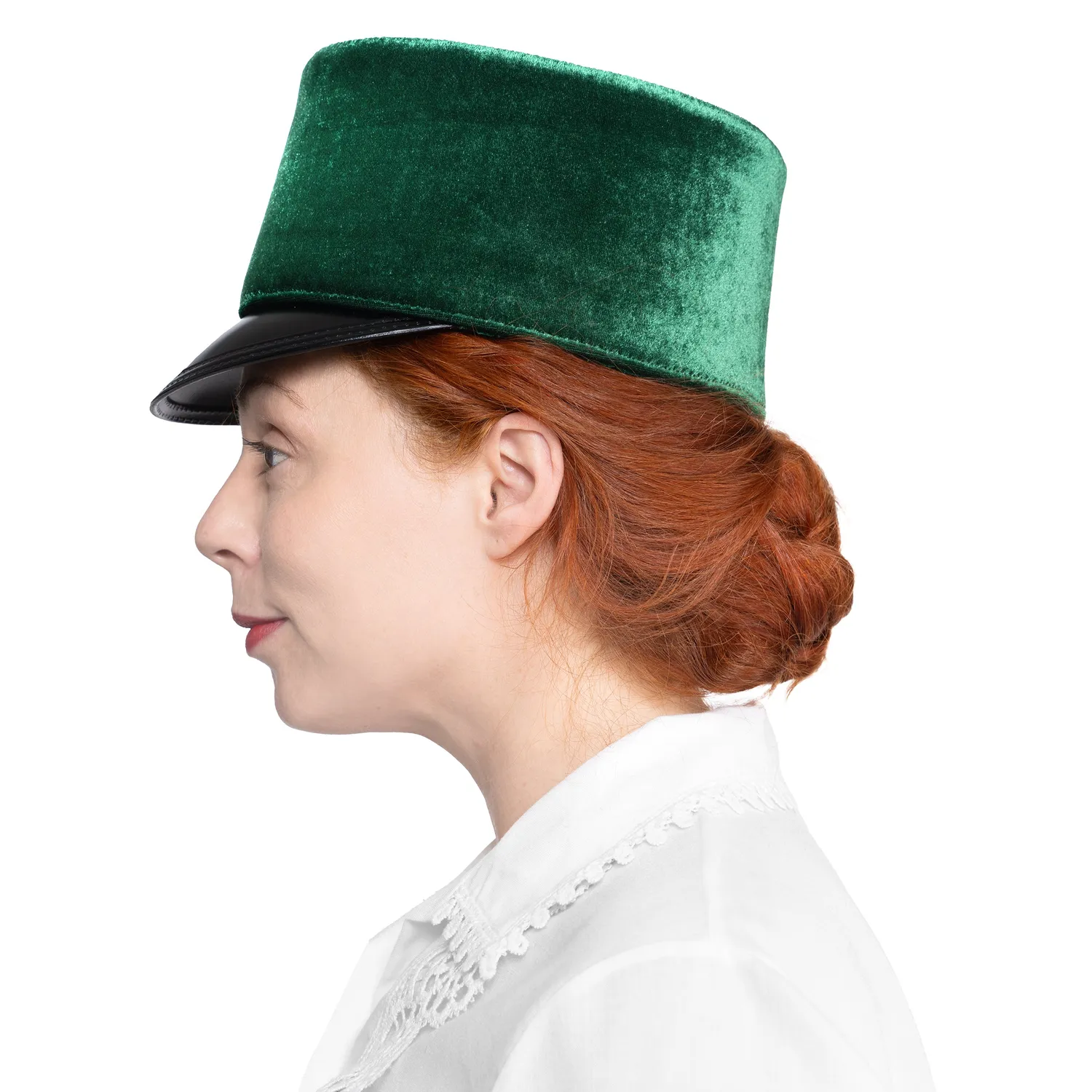 Altenburg Shako velluto verde guardia carnevale