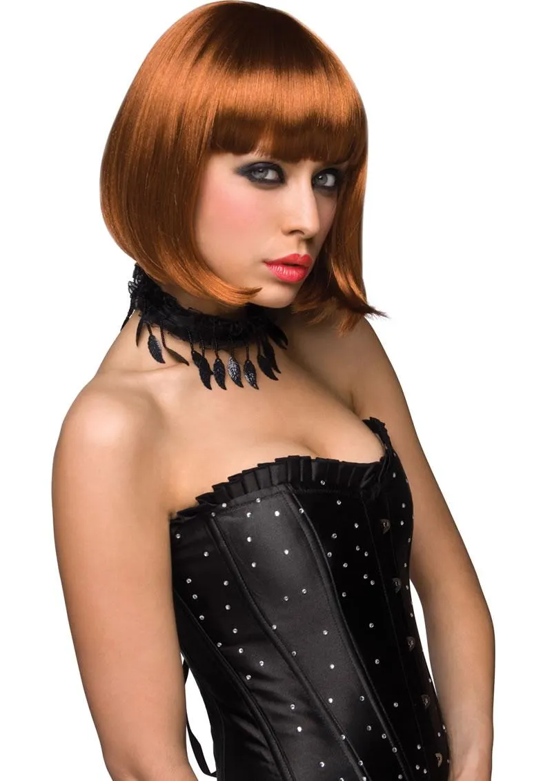 Pleasure Wigs Cici Parrucca Nera Sintetica Regolabile