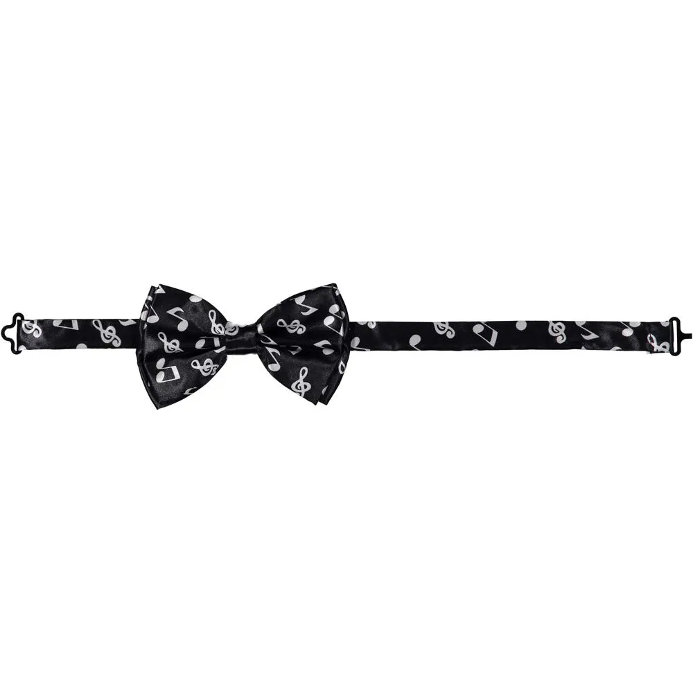 Dress Up America Papillon Note Musicali Farfallino Uomo Nero