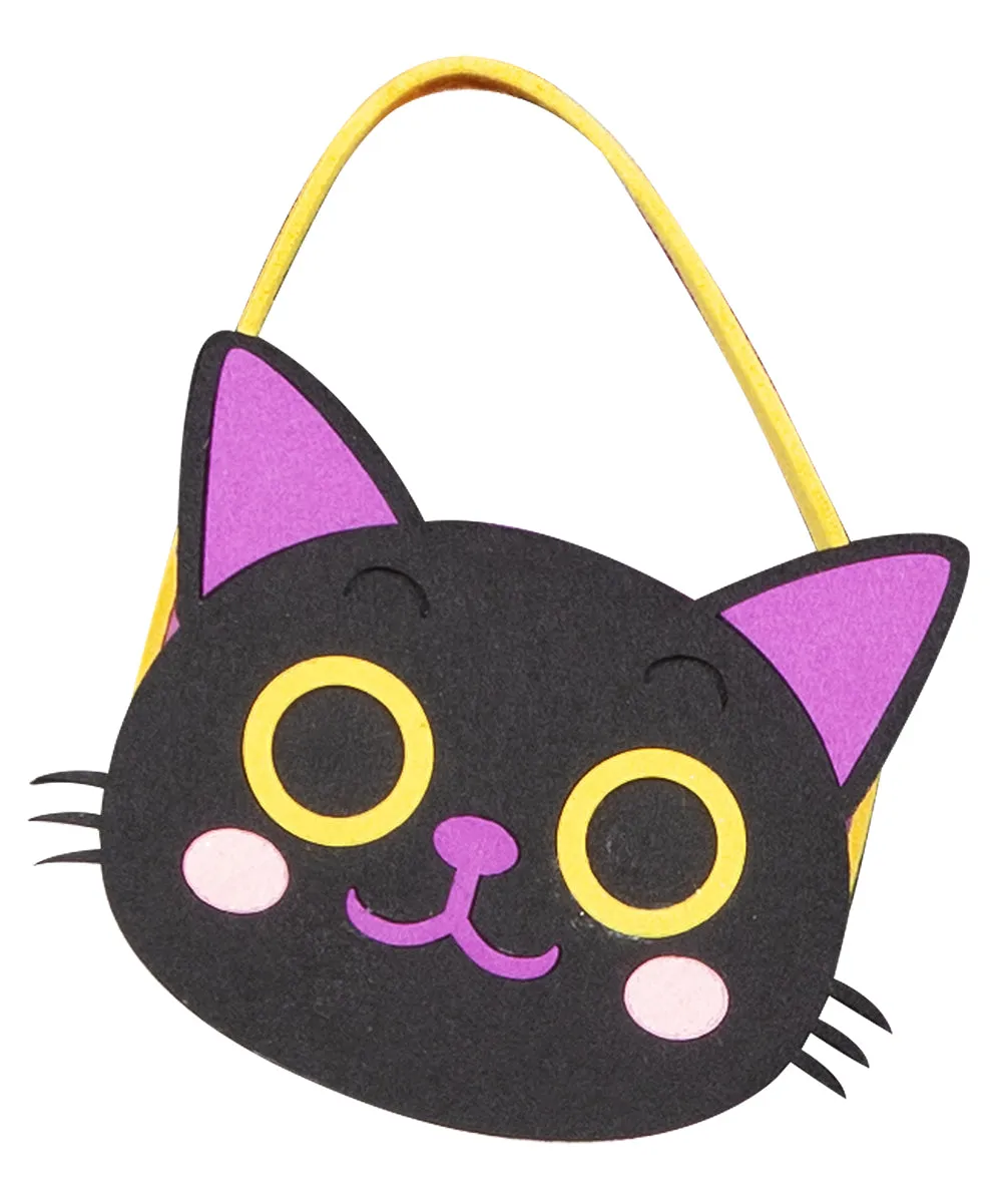 Rubies Gattino Nero borsetta feltro 16x19 cm dolcetti