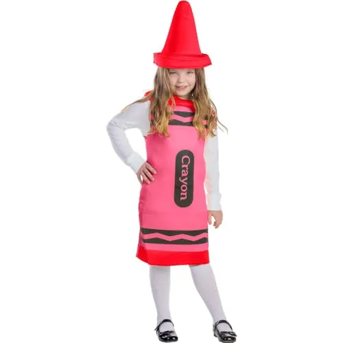 Dress Up America Pastello Rosso costume 12-14 anni tunica
