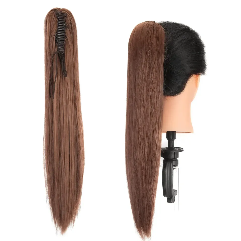 Gairyan Coda extension con pinza 52cm liscia auburn scuro