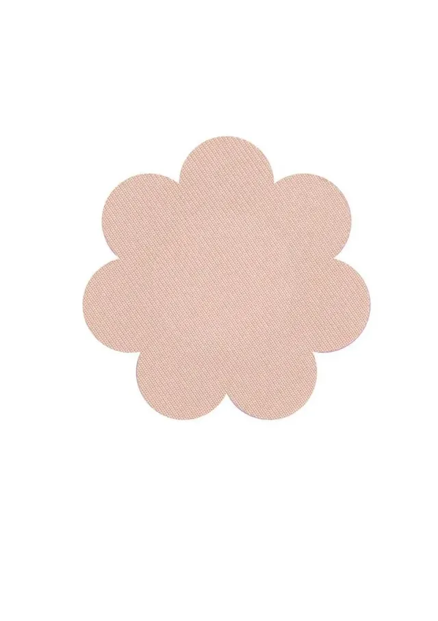 Pleasure Wigs Peekaboos Satin Nipple Covers copricapezzoli nude 2 paia