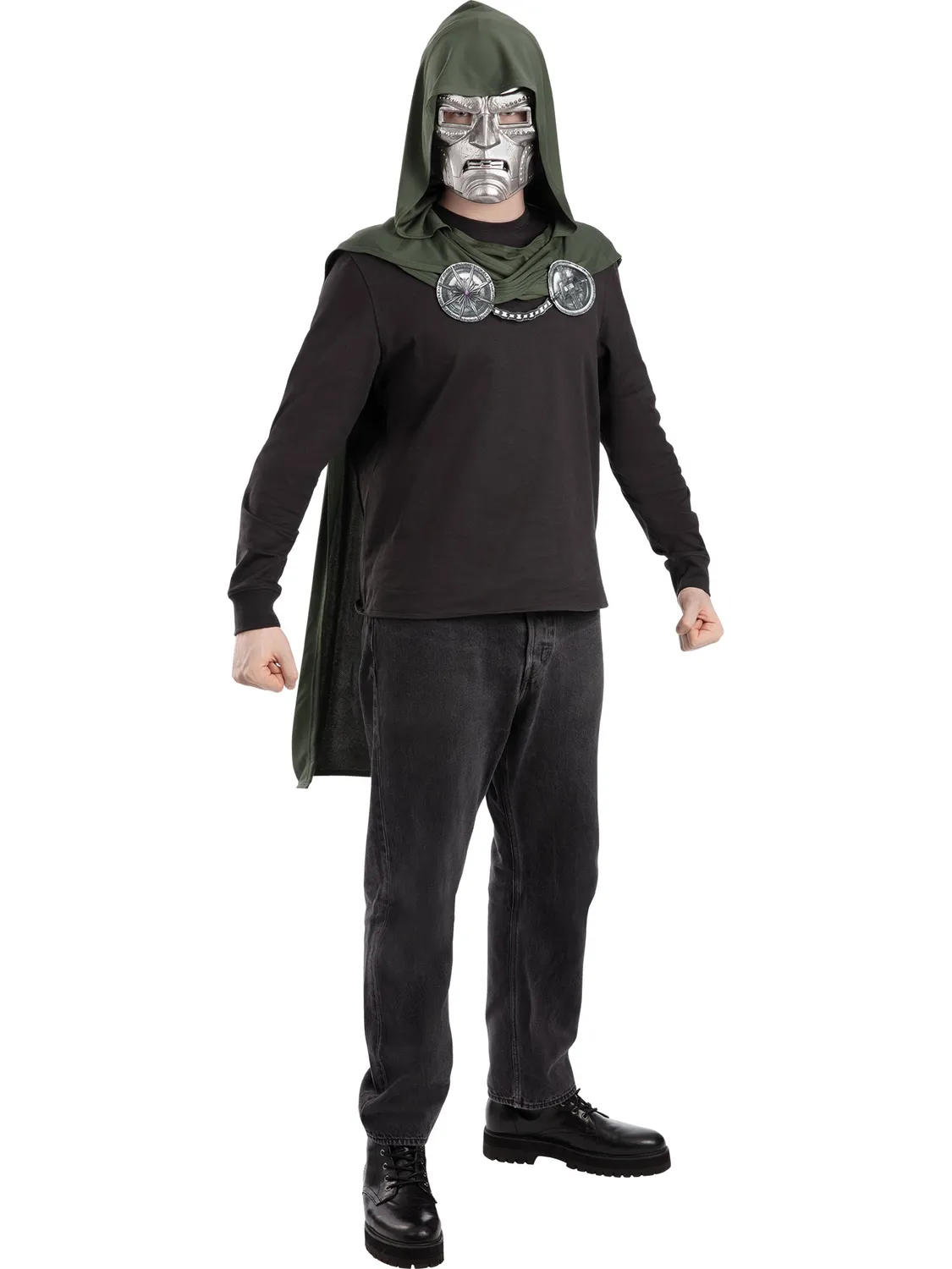 Rubies Dr Doom set mantello e maschera adulto
