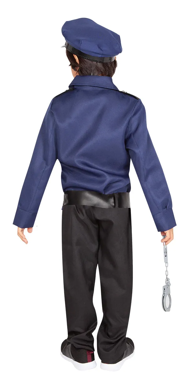 Rubies Poliziotto Coraggioso costume bambino divisa