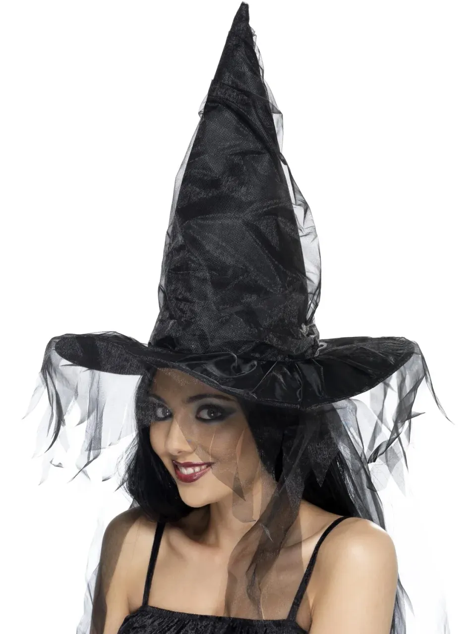 Rubies Cappello Strega accessorio adulto nero Halloween