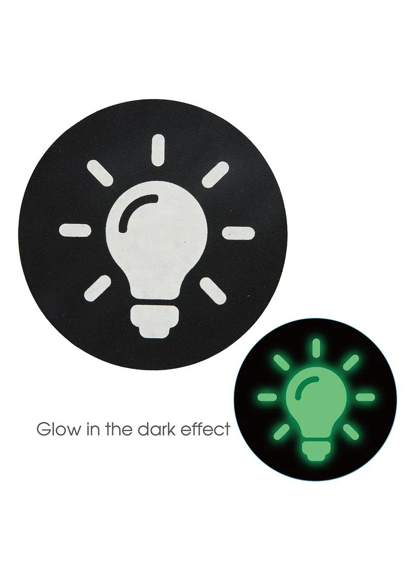 Peekaboos Light Bulbs Glow In The Dark pasties 2 paia
