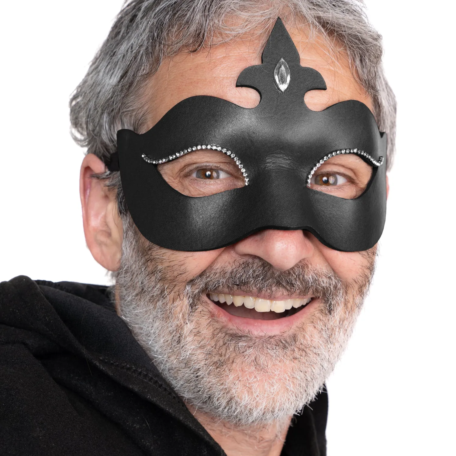 Altenburg Colombina Stella maschera pelle nera
