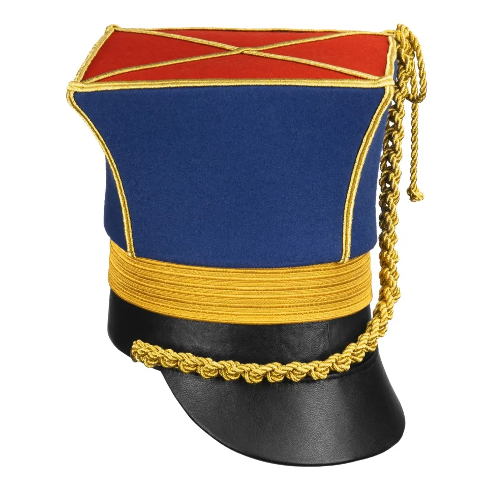 Altenburg Shako rosso blu cappello militare
