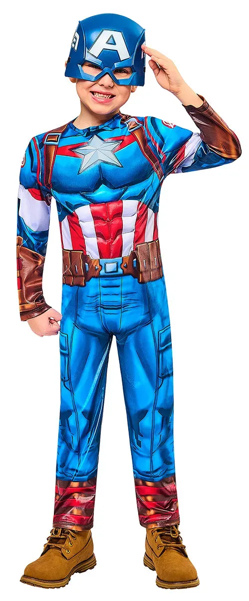Rubies Capitan America Black Line costume bambino scudo