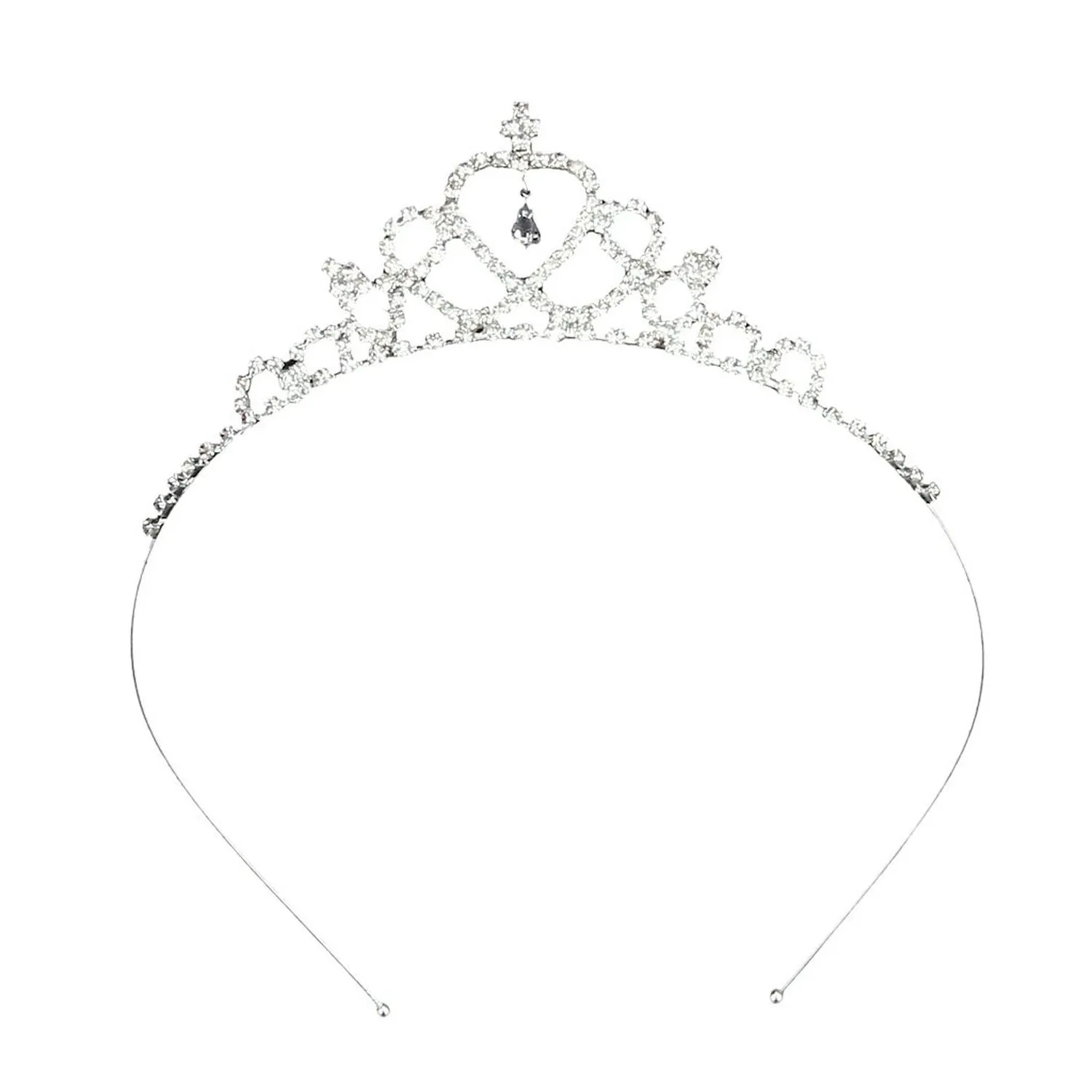 Katara 1738 Mini Diadema 1 Tiara Sposa Argento