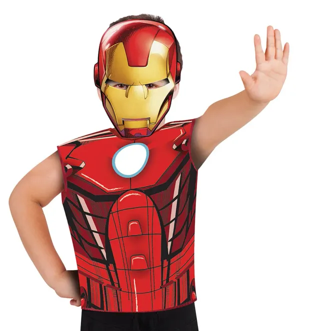 Rubies Iron Man Partytime set maglietta e maschera