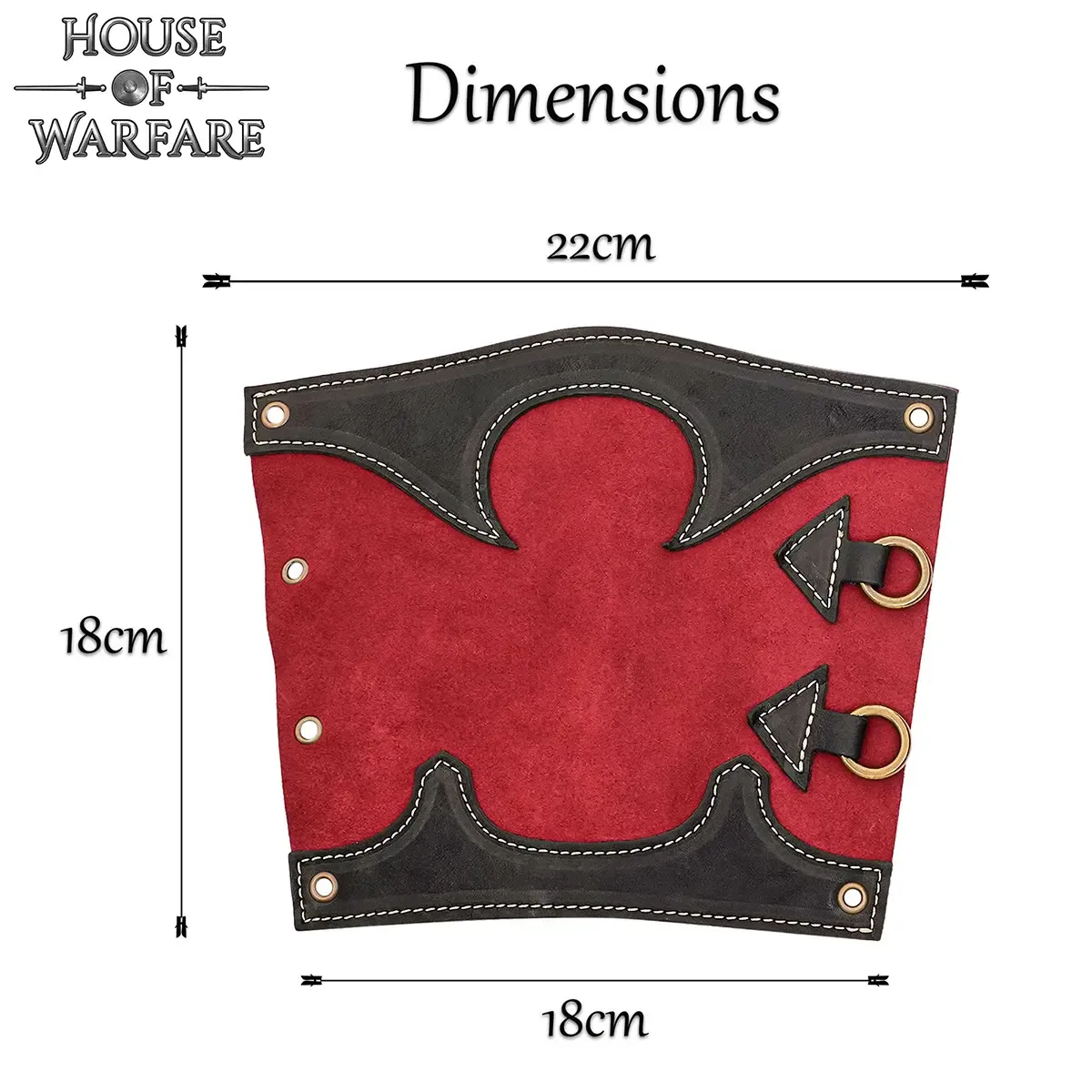 Medieworld Arcane Red bracciali pelle rossa