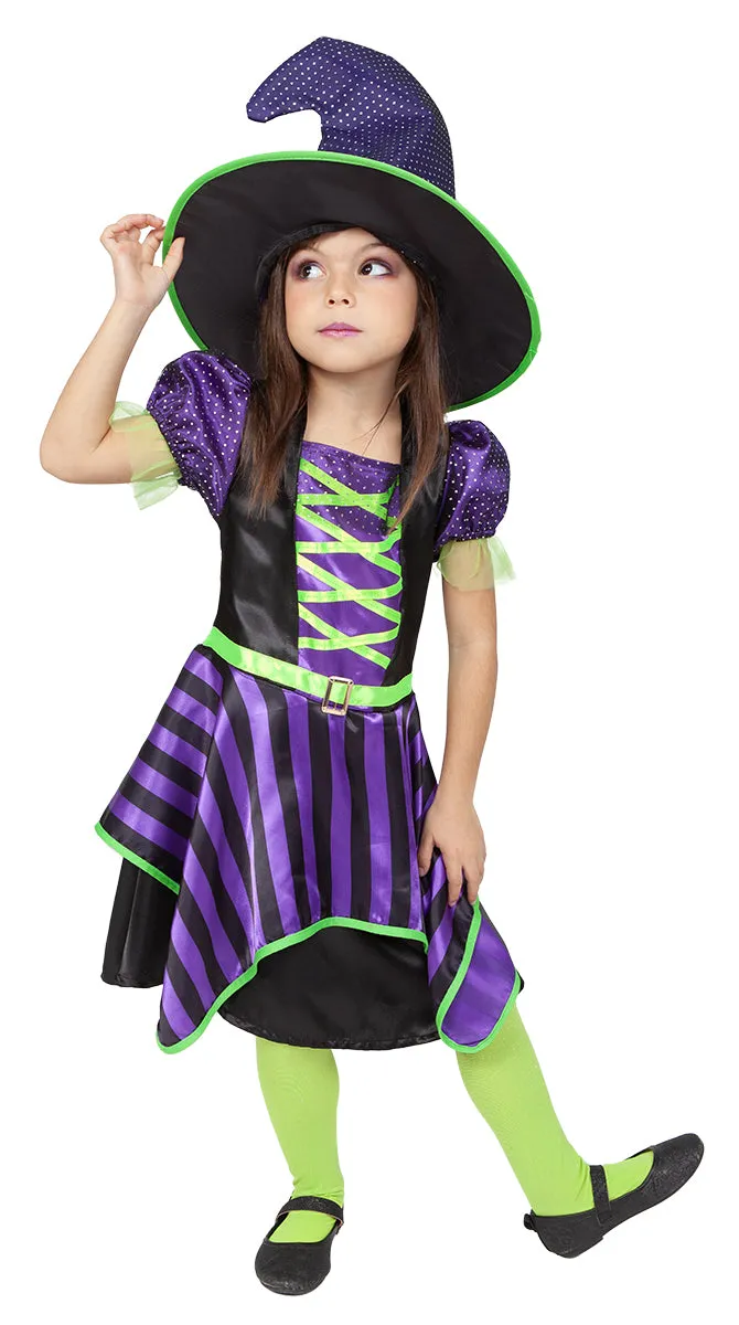 Rubies Bruji Cuqui costume bambina XS strega viola