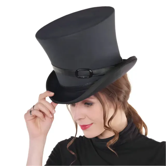 Altenburg Dandy cilindro nero feltro 19 cm tesa D'Orsay