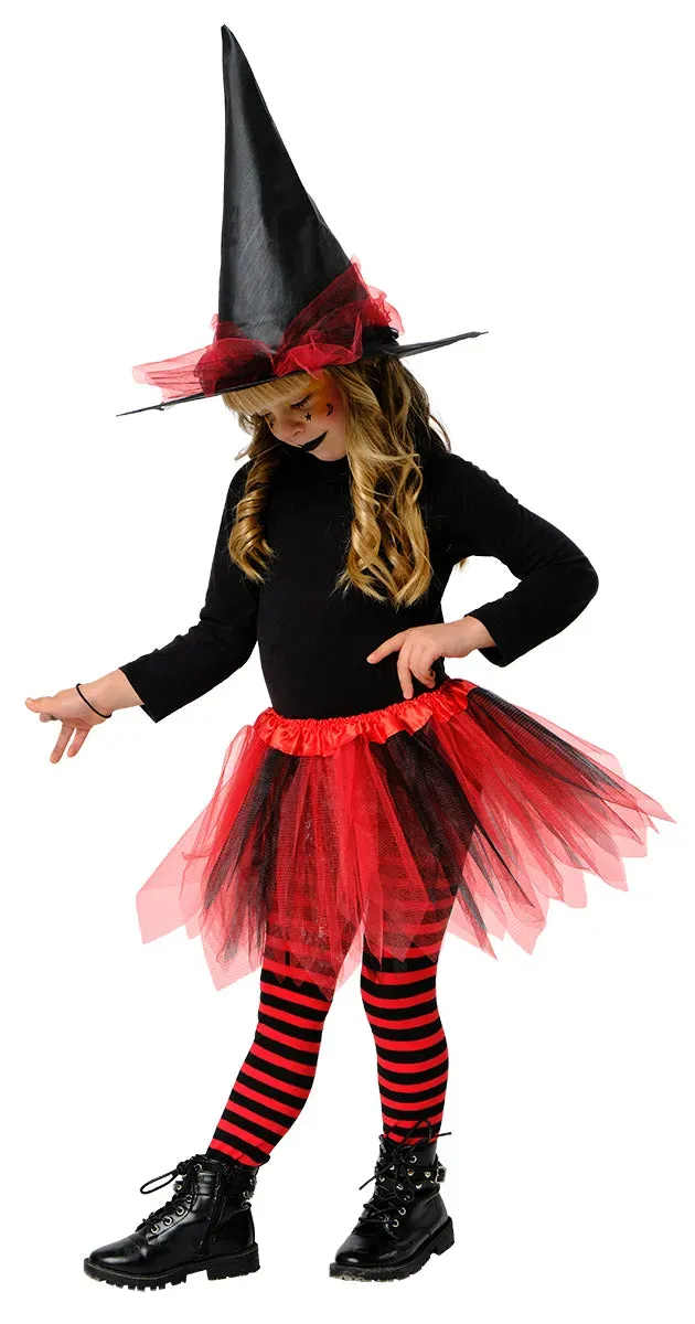 Rubies Strega Tutu Rosso set accessorio bambina taglia unica