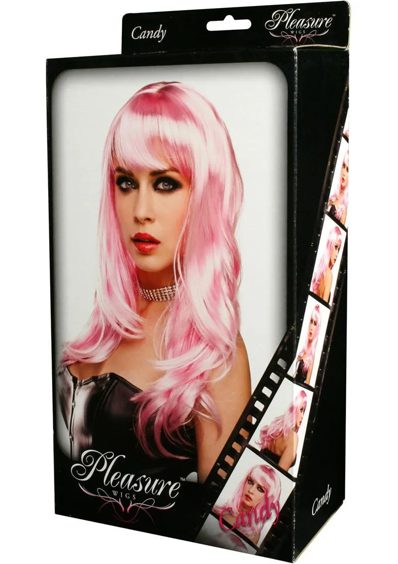 Pleasure Wigs Candy parrucca rosa lunga regolabile