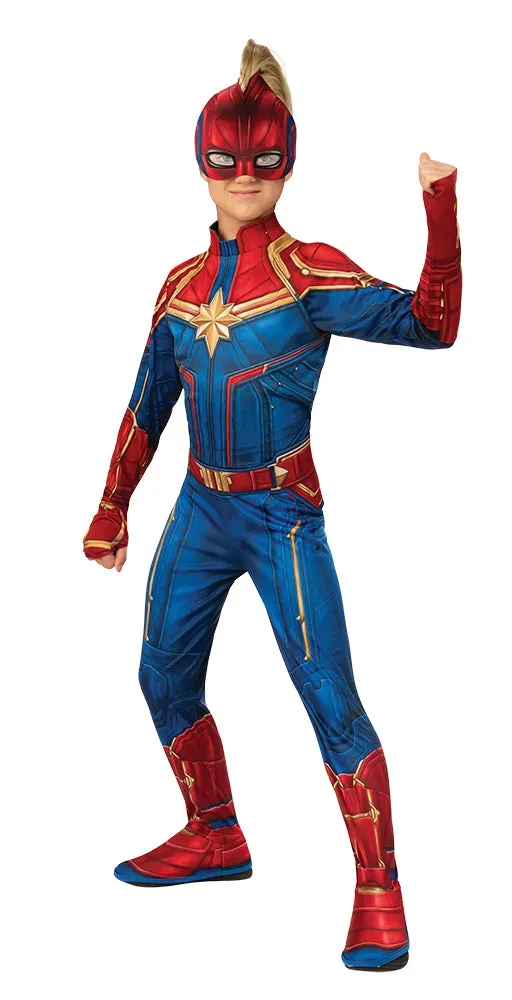 Rubies Captain Marvel Classic costume bambina con copristivali