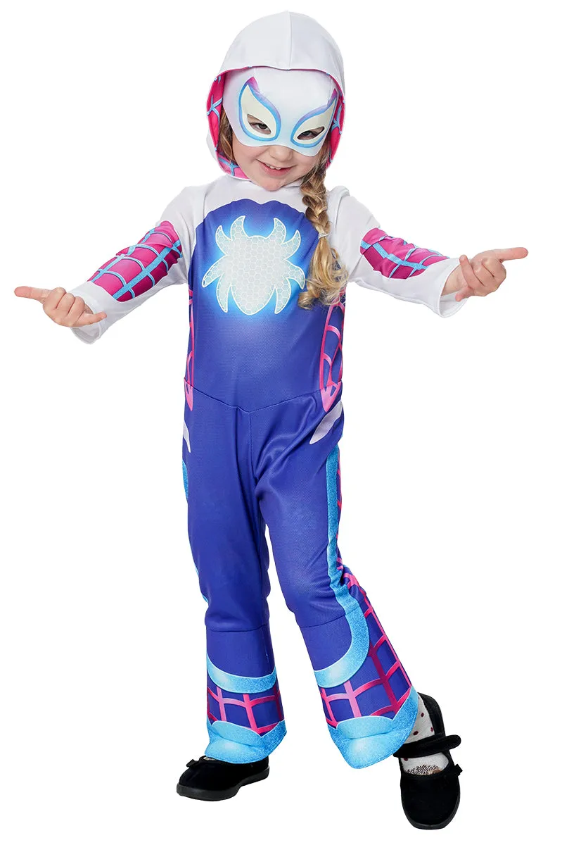 Rubies Ghost Spider costume bambina bianco rosa preschool
