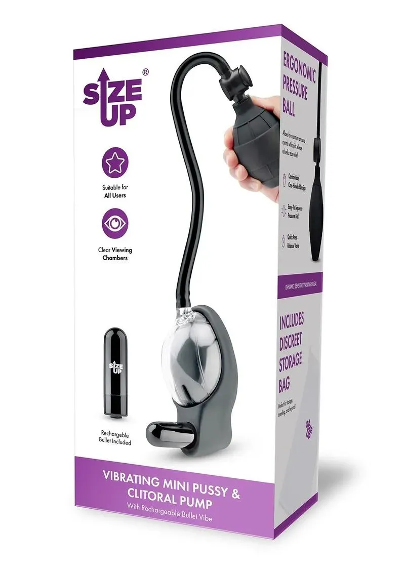 Pleasure Wigs Size Up pompa clitoridea vibrante con bullet