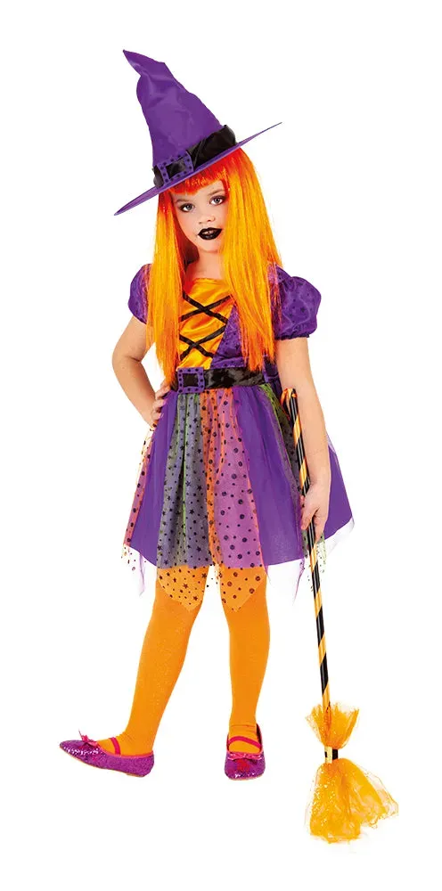 Rubies Strega Superstar Purpy costume bambina con cappello glitter