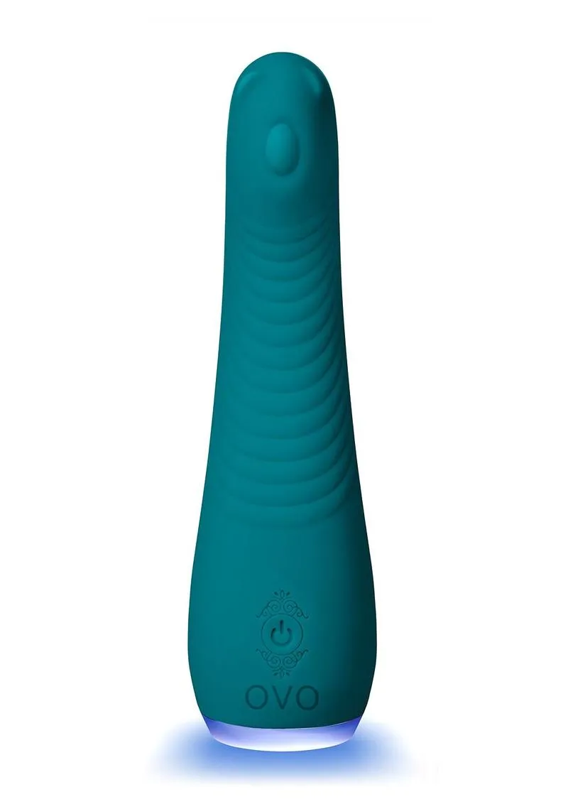 OVO Phoebe vibratore punto G blu ricaricabile USB