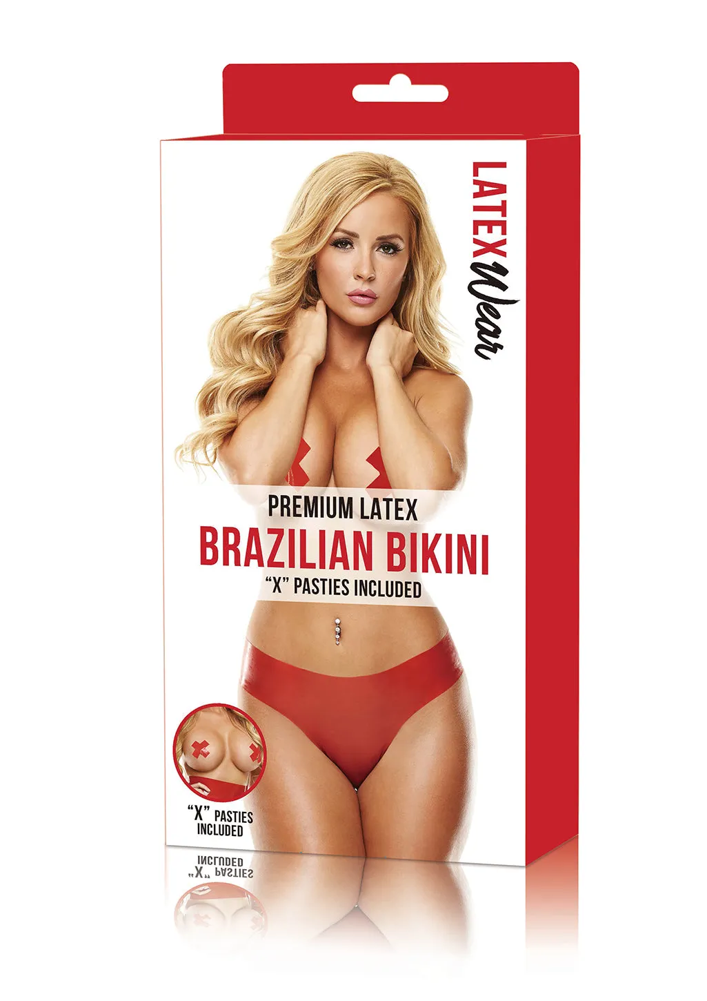Latexwear Premium Slip Brasiliano Lattice Nero S/M
